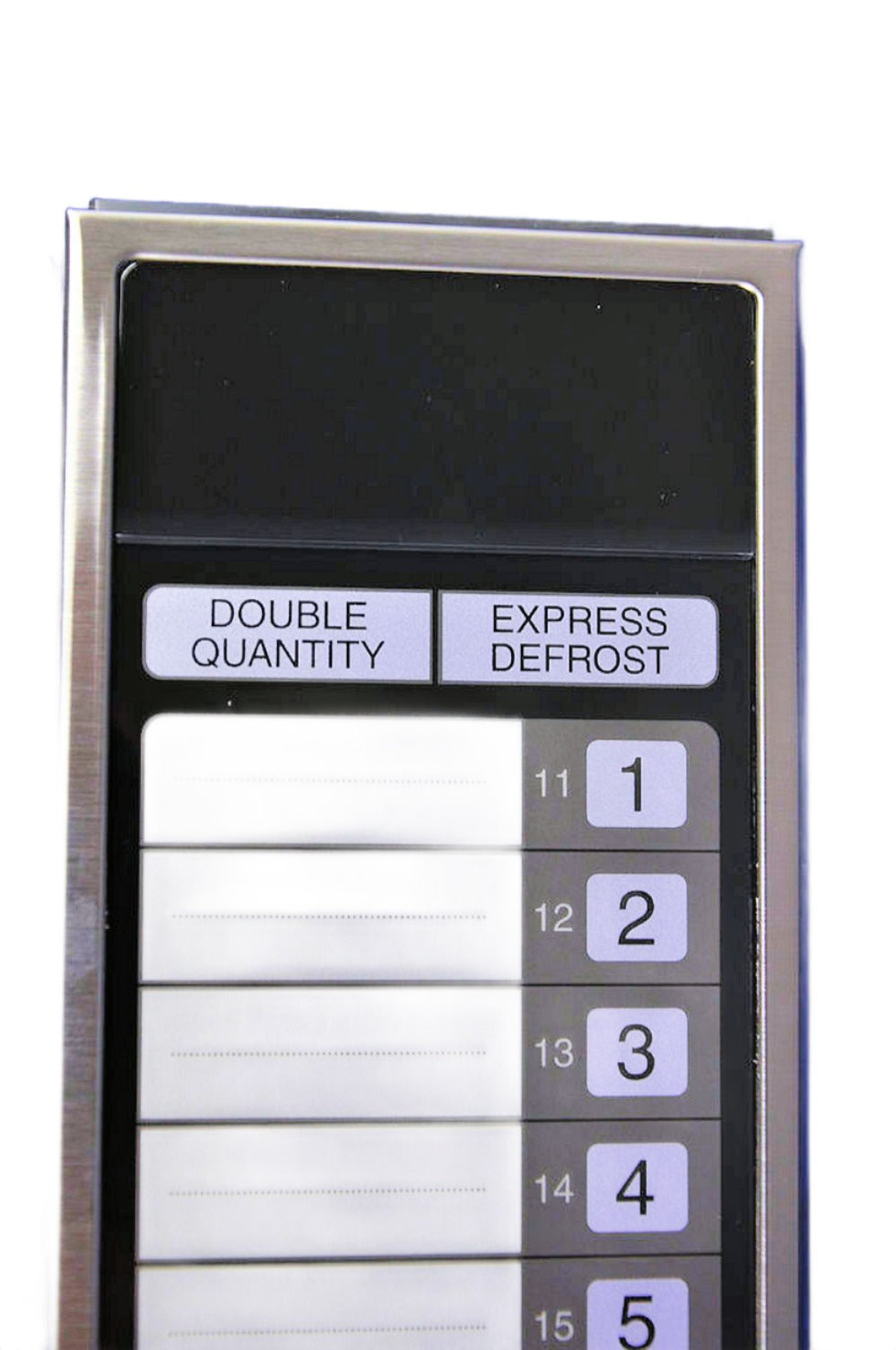 Sharp R-22AT, Sharp R-24AT Touchpanel (keypad) and control panel