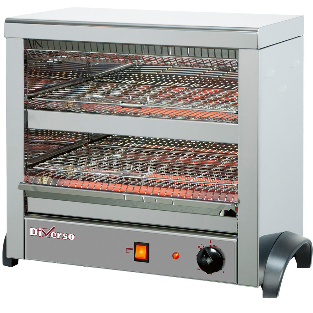 Diverso WR-M6TS-P6 Toaster 6 tongs quartz