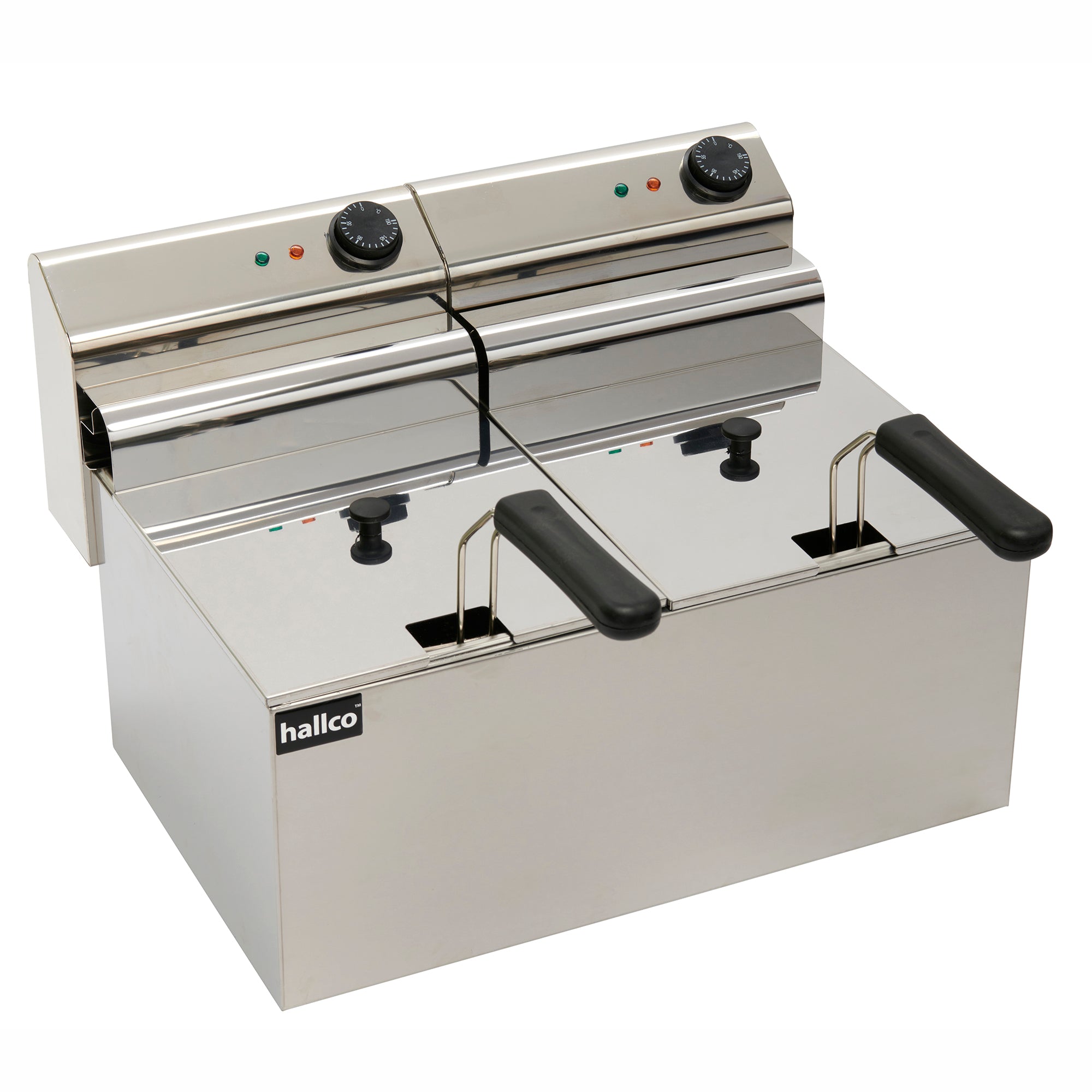 Hallco MDF88 twin basket countertop plug in (2 x 6 Litre) Fryer