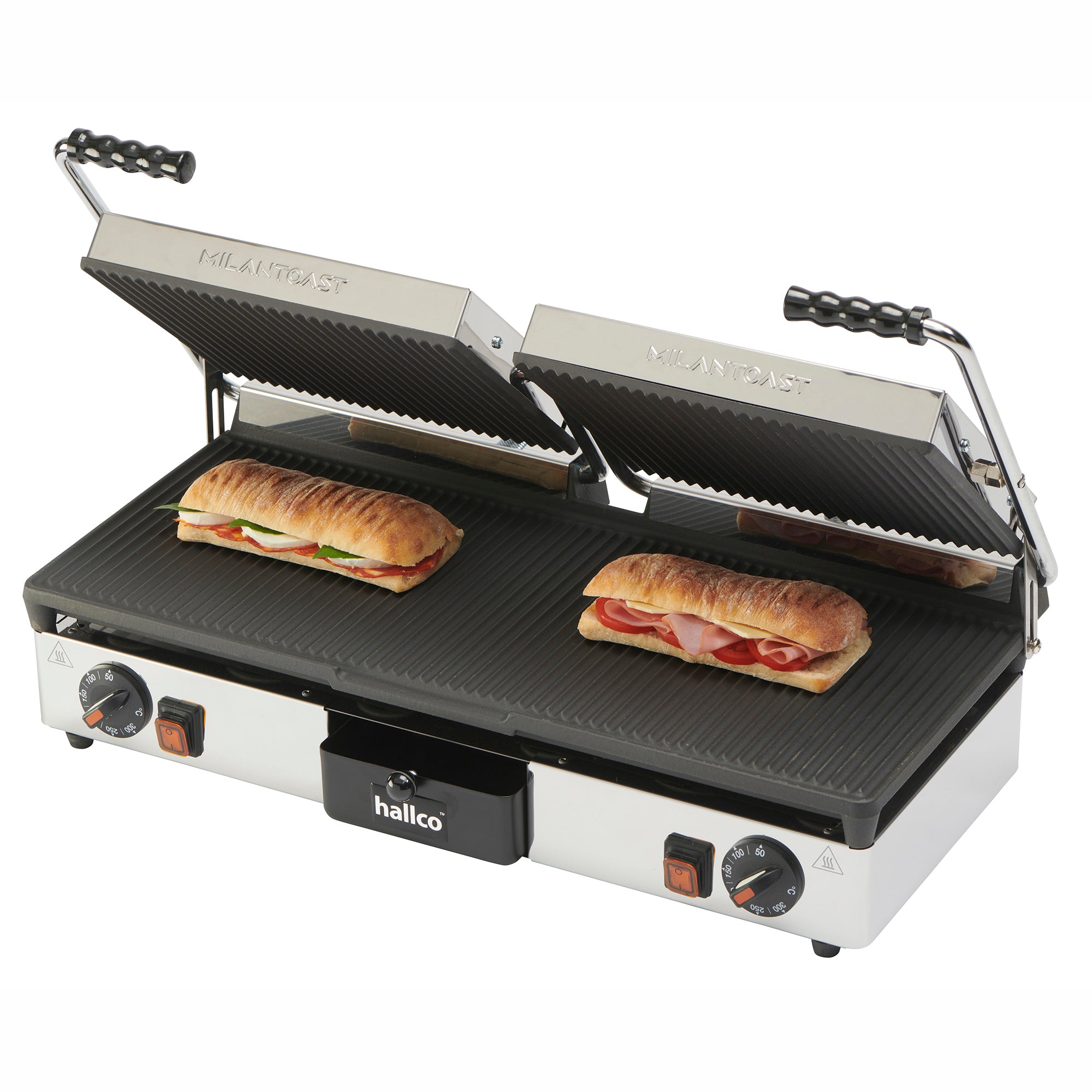 Hallco MEMT16050XNS Panini/Contact Grill
