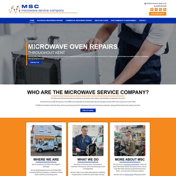 Microwave Repairs at Our Shop