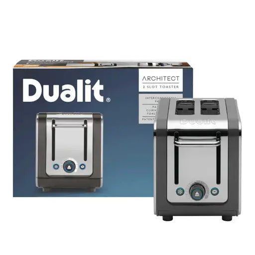 Dualit  2 Slot Architect Toaster Grey -  26526