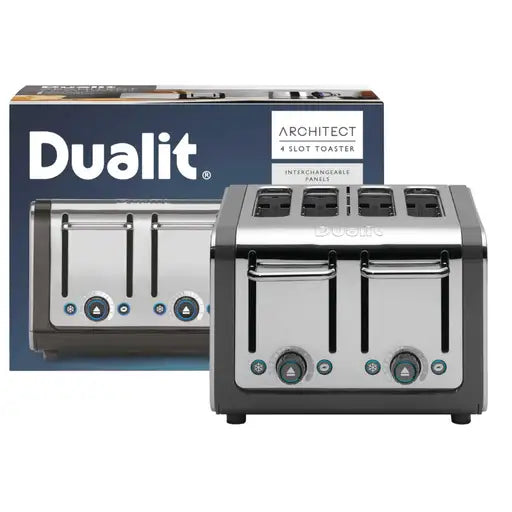 Dualit  4 Slot Architect Toaster Grey -  46526