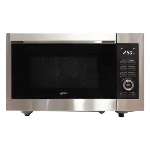 Igenix  30L 1000W Digital Combination Microwave Stainless Steel - IG3095