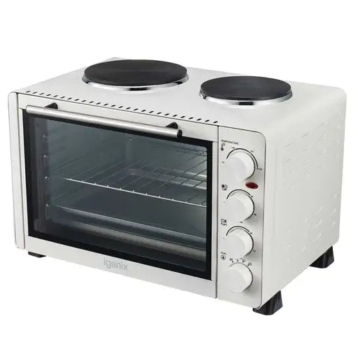 Igenix  30L Electric Mini Oven with Double Hotplates IG7130