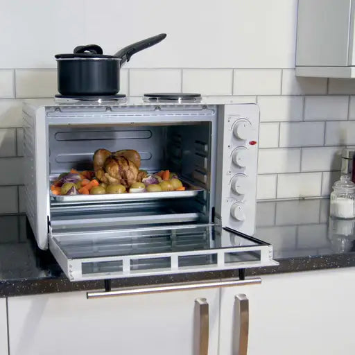 Igenix 45L Electric Mini Oven with Double Hotplates IG7145