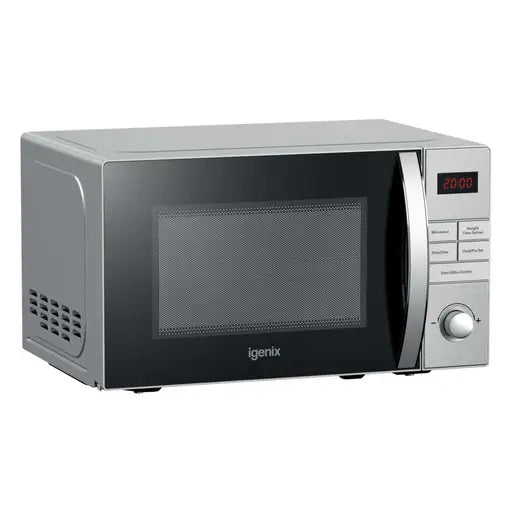 Igenix  20L 800W Digital Solo Microwave Stainless Steel IGM0821SS