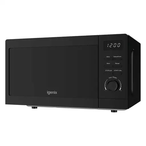 Igenix  20L 800W Digital Microwave Black - IGMS02080B