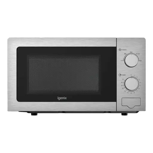 Igenix  20L 800W Manual Microwave Stainless Steel - IGMS02081SS