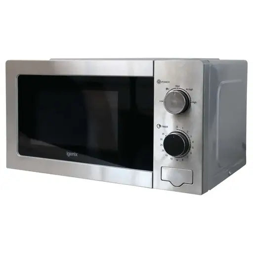 Igenix  20L 800W Manual Microwave Stainless Steel - IGMS02081SS