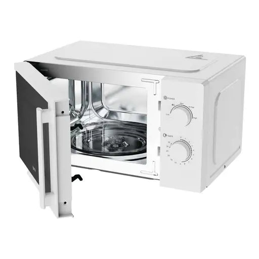 Igenix  20L 800W Manual Microwave White with Stainless Steel Cavity IGMS0820MSSW