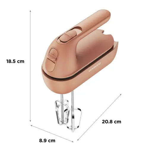 Kenwood  350W QuickMix Go Hand Mixer Clay Red KW0014