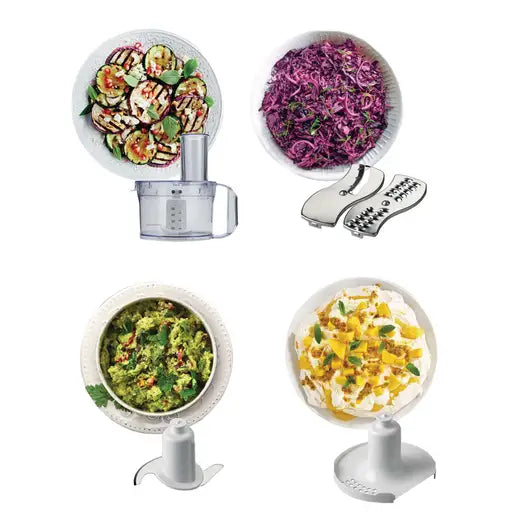 Kenwood  400W 1.4L Compact Food Processor White & Grey -  FP120A