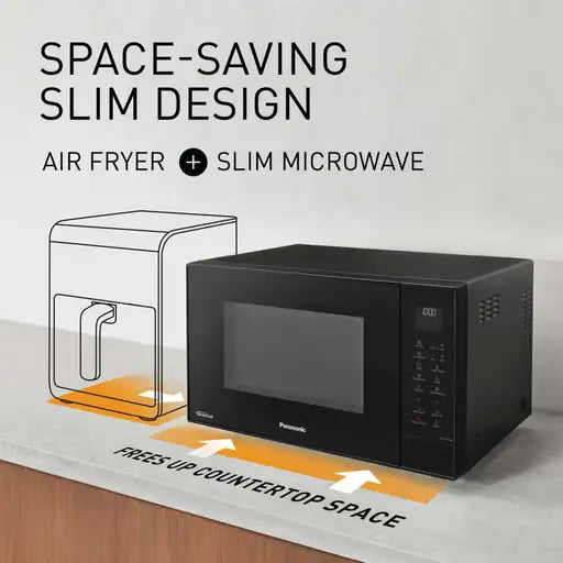 Panasonic  27L 1000W 4-in-1 Combi Inverter Microwave Oven Black - NN-CT56RBBPQ