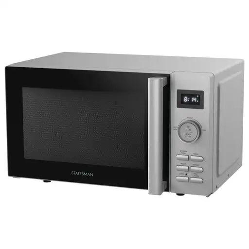 Statesman  20L 800W Digital Solo Microwave Silver - SKMS0820DSS