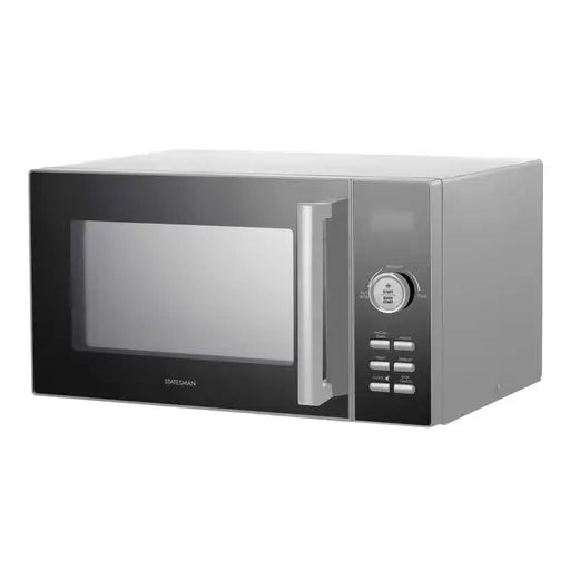 Statesman  23L 900W Digital Solo Microwave Silver - SKMS0923DSS