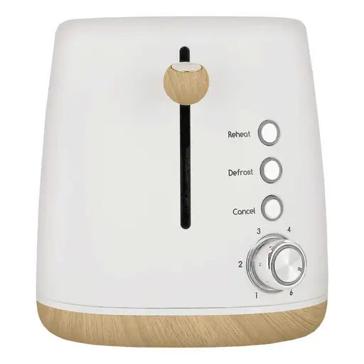 Statesman  2 Slice Scandi Toaster Cream - SKT05090CR / SKT05090WH