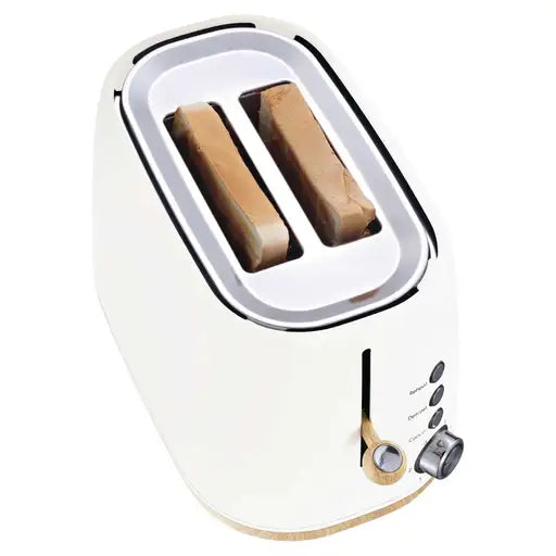 Statesman  2 Slice Scandi Toaster Cream - SKT05090CR / SKT05090WH