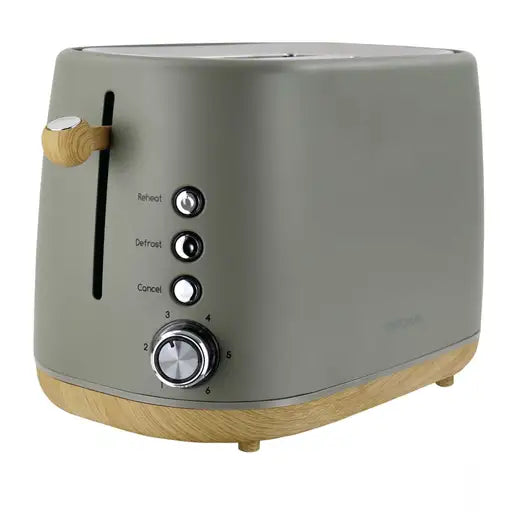 Statesman  2 Slice Scandi Toaster Green SKT05090GR