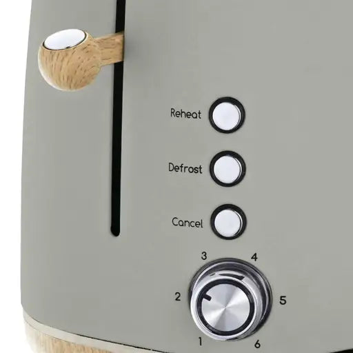 Statesman  2 Slice Scandi Toaster Green SKT05090GR