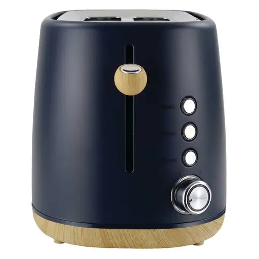 Statesman  2 Slice Scandi Toaster Navy Blue - SKT05090NB