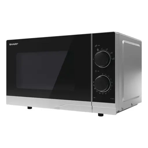 Sharp YC-PS201AU-S 20L 700w Solo Manual Microwave Silver
