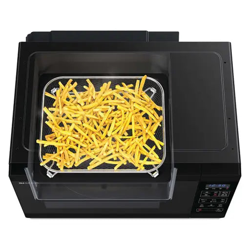 Sharp 26L 900w Combination Microwave Oven with Grill & Air Fry Black YC-MA262AU-B