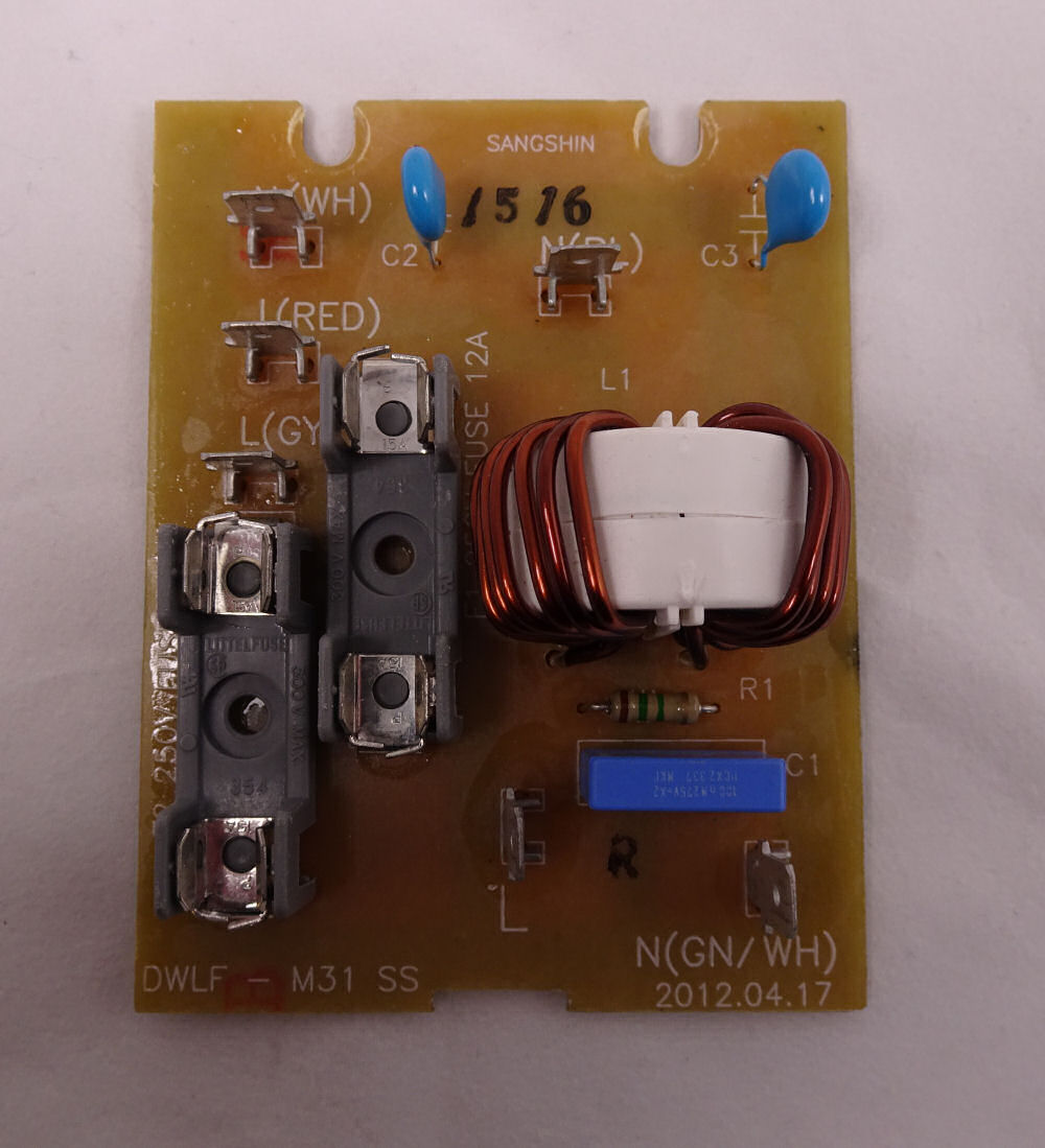 Daewoo KOM9F50, Daewoo KOM9F85 noise filter circuit board - 3518608900