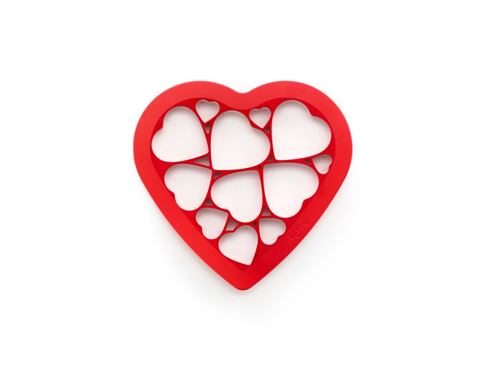 Lekue cookie puzzle hearts maker