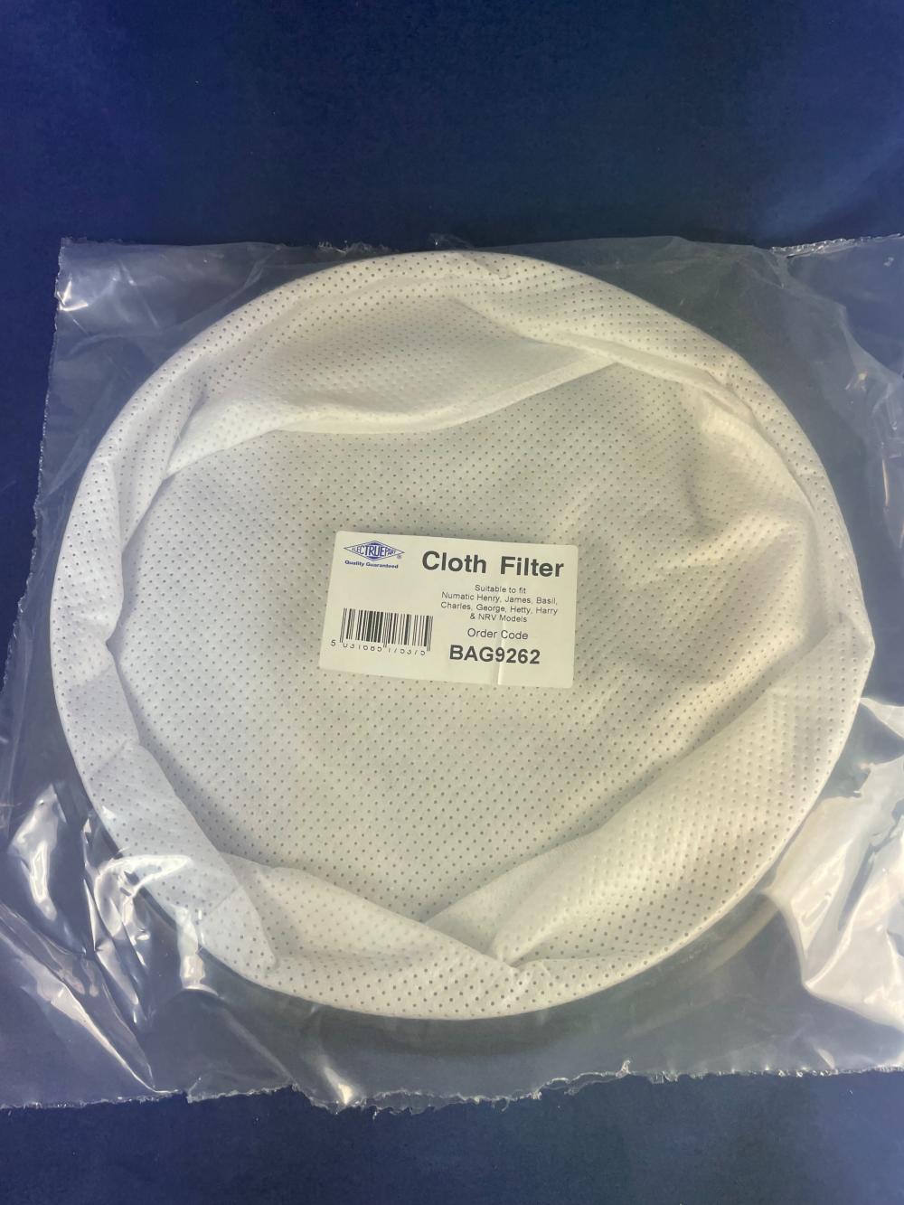 Hetty (Numatic) NVM-15B Cloth Filter Bag - Pattern Part