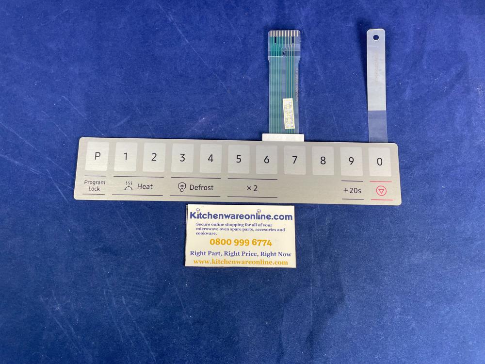 Touch panel for Samsung MJ26A6093AT microwave DE34-00158D