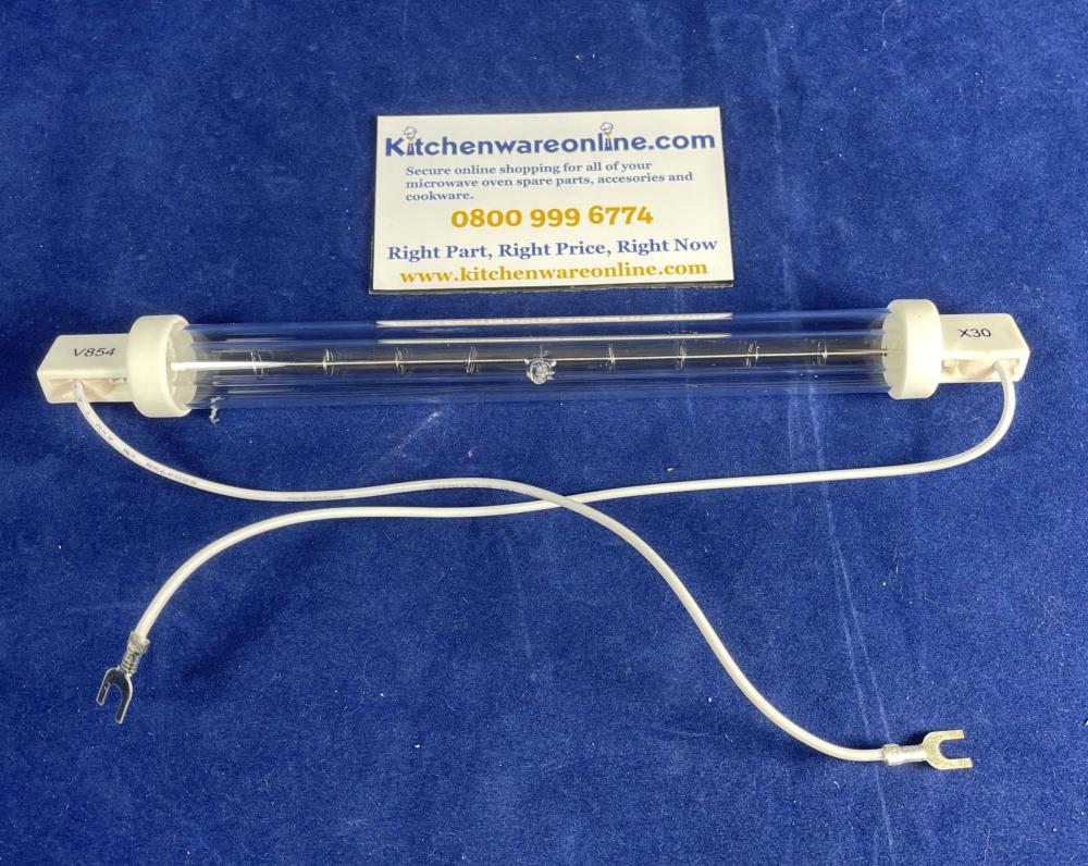 500 watt lamp 220mm double jacketed C/W leads - UNI170