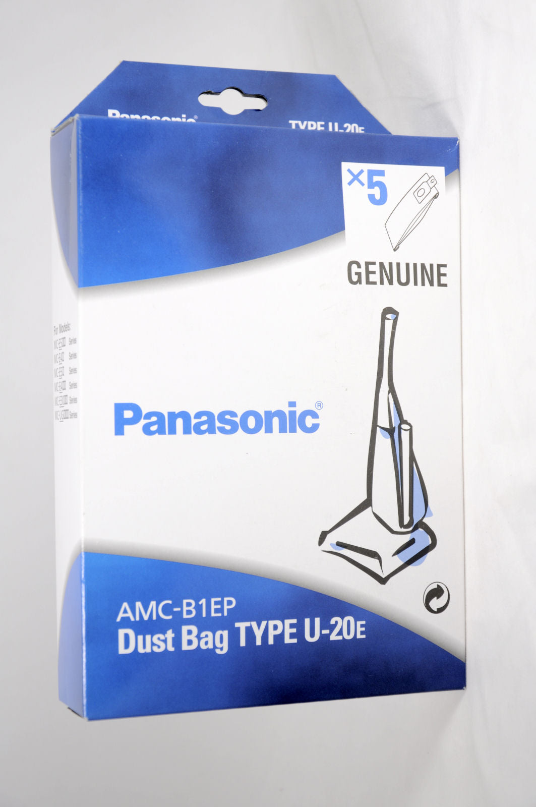 Panasonic vacuum cleaner dust bags (pack of 5)