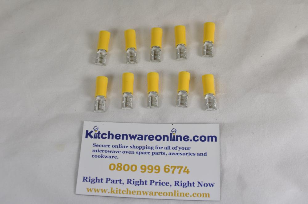 6.3mm Female Spade Connector (Pack of 10)- KIT031